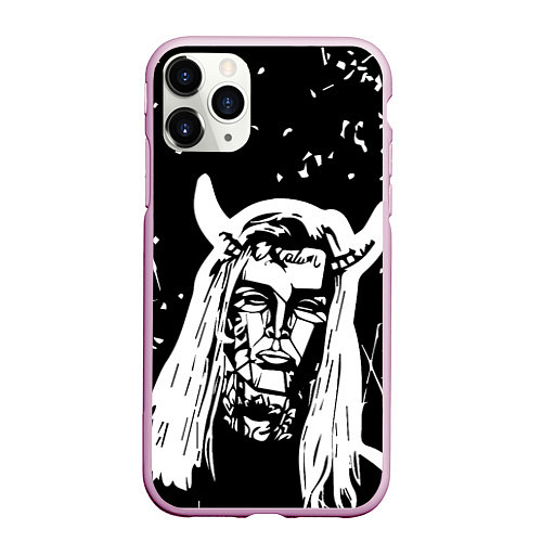 Чехол iPhone 11 Pro матовый GHOSTEMANE / 3D-Розовый – фото 1