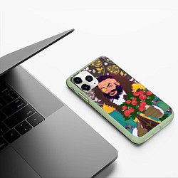 Чехол iPhone 11 Pro матовый Dota 2 Kunkka, цвет: 3D-салатовый — фото 2