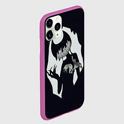 Чехол iPhone 11 Pro матовый Bendy And The Ink Machine, цвет: 3D-фиолетовый — фото 2