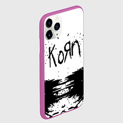 Чехол iPhone 11 Pro матовый Korn, цвет: 3D-фиолетовый — фото 2