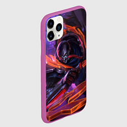 Чехол iPhone 11 Pro матовый Пайк League of legends, цвет: 3D-фиолетовый — фото 2