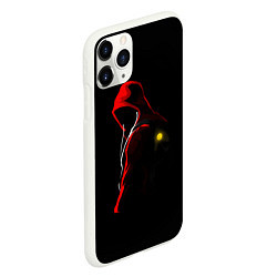 Чехол iPhone 11 Pro матовый RED MAN, цвет: 3D-белый — фото 2