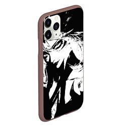 Чехол iPhone 11 Pro матовый Темная космическая Люкс, цвет: 3D-коричневый — фото 2