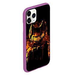 Чехол iPhone 11 Pro матовый Bendy And The Ink Machine, цвет: 3D-фиолетовый — фото 2