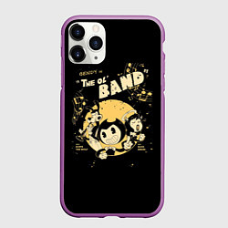 Чехол iPhone 11 Pro матовый Bendy And The Ink Machine, цвет: 3D-фиолетовый