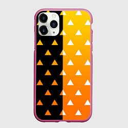 Чехол iPhone 11 Pro матовый ZENITSU ЗЕНИТСУ КИМОНО, цвет: 3D-малиновый