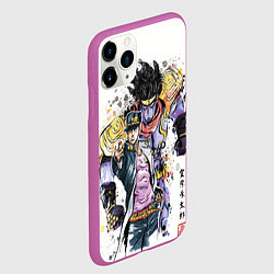 Чехол iPhone 11 Pro матовый JOJO, цвет: 3D-фиолетовый — фото 2