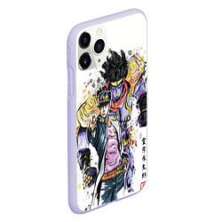 Чехол iPhone 11 Pro матовый JOJO, цвет: 3D-светло-сиреневый — фото 2