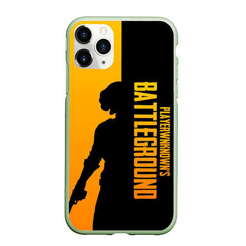 Чехол iPhone 11 Pro матовый PUBG Z / 3D-Салатовый – фото 1