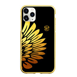 Чехол iPhone 11 Pro матовый ХАБИБ, цвет: 3D-желтый