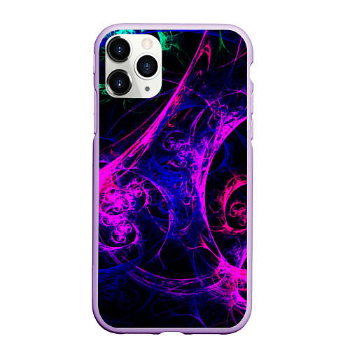 Чехол iPhone 11 Pro матовый GambaTR / 3D-Сиреневый – фото 1