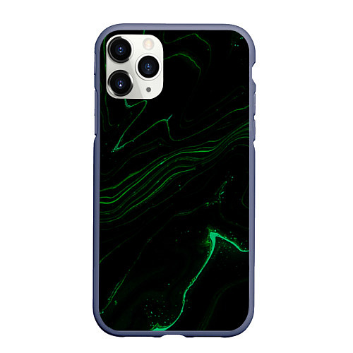 Чехол iPhone 11 Pro матовый PuRRi$ / 3D-Серый – фото 1