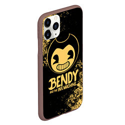 Чехол iPhone 11 Pro матовый Bendy And The Ink Machine, цвет: 3D-коричневый — фото 2