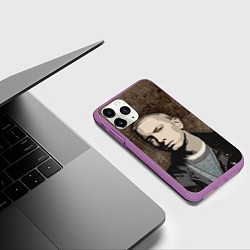 Чехол iPhone 11 Pro матовый EMIN?M, цвет: 3D-фиолетовый — фото 2
