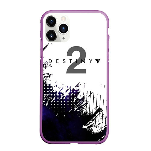 Чехол iPhone 11 Pro матовый DESTINY 2: BEYOND LIGHT / 3D-Фиолетовый – фото 1