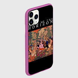 Чехол iPhone 11 Pro матовый BRING ME THE HORIZON, цвет: 3D-фиолетовый — фото 2