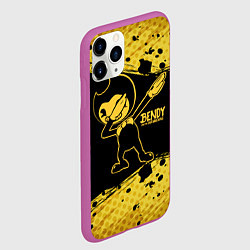 Чехол iPhone 11 Pro матовый BENDY AND THE INK MACHINE, цвет: 3D-фиолетовый — фото 2
