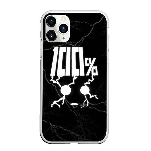 Чехол iPhone 11 Pro матовый Mob psycho 100 Z / 3D-Белый – фото 1