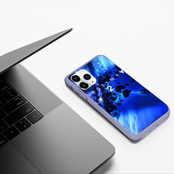 Чехол iPhone 11 Pro матовый DESTINY 2, цвет: 3D-светло-сиреневый — фото 2