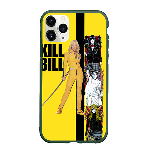 Чехол iPhone 11 Pro матовый Убить Билла / 3D-Темно-зеленый – фото 1