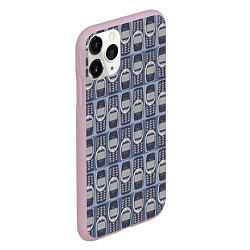 Чехол iPhone 11 Pro матовый Броня, цвет: 3D-розовый — фото 2