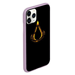 Чехол iPhone 11 Pro матовый ASSASSINS CREED VALHALLA, цвет: 3D-сиреневый — фото 2