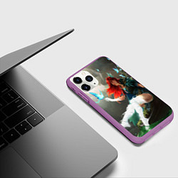 Чехол iPhone 11 Pro матовый Windranger Dota, цвет: 3D-фиолетовый — фото 2