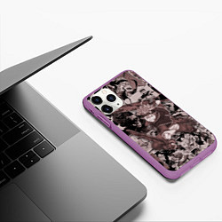 Чехол iPhone 11 Pro матовый Аста, цвет: 3D-фиолетовый — фото 2