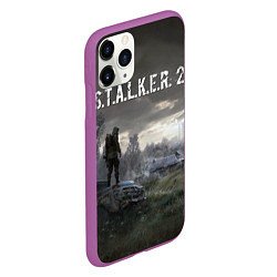 Чехол iPhone 11 Pro матовый STALKER 2, цвет: 3D-фиолетовый — фото 2