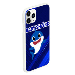 Чехол iPhone 11 Pro матовый BABY SHARK БЭБИ ШАРК, цвет: 3D-белый — фото 2