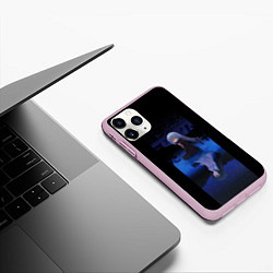 Чехол iPhone 11 Pro матовый Slime, цвет: 3D-розовый — фото 2