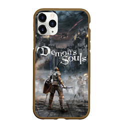 Чехол iPhone 11 Pro матовый Demons Souls, цвет: 3D-коричневый