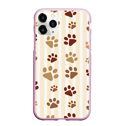 Чехол iPhone 11 Pro матовый Лапки