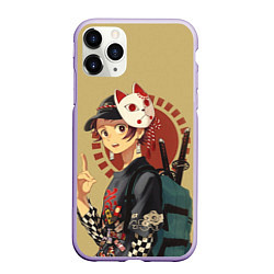 Чехол iPhone 11 Pro матовый Tanjiro Kamado