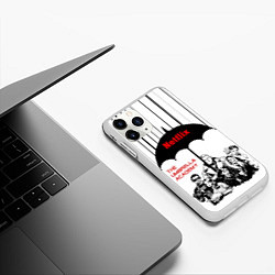 Чехол iPhone 11 Pro матовый The Umbrella Academy Season 3, цвет: 3D-белый — фото 2