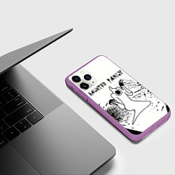 Чехол iPhone 11 Pro матовый KIZARU: HAUNTED FAMILY, цвет: 3D-фиолетовый — фото 2