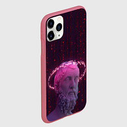 Чехол iPhone 11 Pro матовый Мудрец, цвет: 3D-малиновый — фото 2