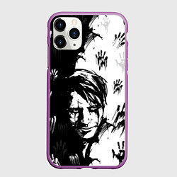 Чехол iPhone 11 Pro матовый DEATH STRANDING, цвет: 3D-фиолетовый