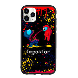 Чехол iPhone 11 Pro матовый Among Us - Impostor