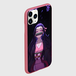 Чехол iPhone 11 Pro матовый НЕДЗУКА, цвет: 3D-малиновый — фото 2