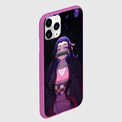 Чехол iPhone 11 Pro матовый НЕДЗУКА, цвет: 3D-фиолетовый — фото 2