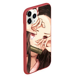 Чехол iPhone 11 Pro матовый НЕЗУКА, цвет: 3D-красный — фото 2