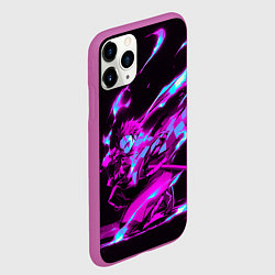 Чехол iPhone 11 Pro матовый НЕОНОВЫЙ ТАНДЖИРО, цвет: 3D-фиолетовый — фото 2