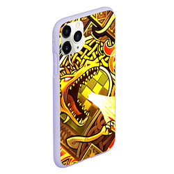 Чехол iPhone 11 Pro матовый CS GO DRAGON LORE, цвет: 3D-светло-сиреневый — фото 2