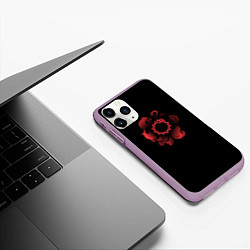 Чехол iPhone 11 Pro матовый 7 смертных грехов, цвет: 3D-сиреневый — фото 2