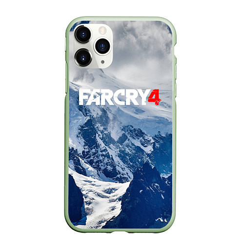 Чехол iPhone 11 Pro матовый FARCRY 4 S / 3D-Салатовый – фото 1
