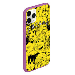 Чехол iPhone 11 Pro матовый AHEGAO, цвет: 3D-фиолетовый — фото 2