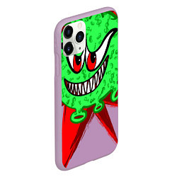 Чехол iPhone 11 Pro матовый Вирус, цвет: 3D-сиреневый — фото 2