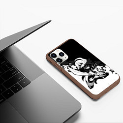 Чехол iPhone 11 Pro матовый NIER AUTOMATA, цвет: 3D-коричневый — фото 2