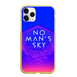 Чехол iPhone 11 Pro матовый NO MANS SKY, цвет: 3D-желтый